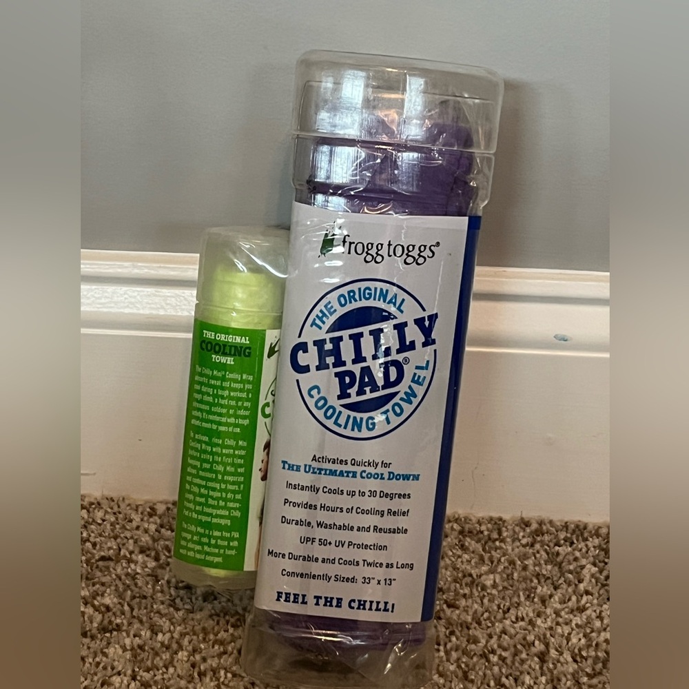 Frogg Toggs cooling wrap and towel